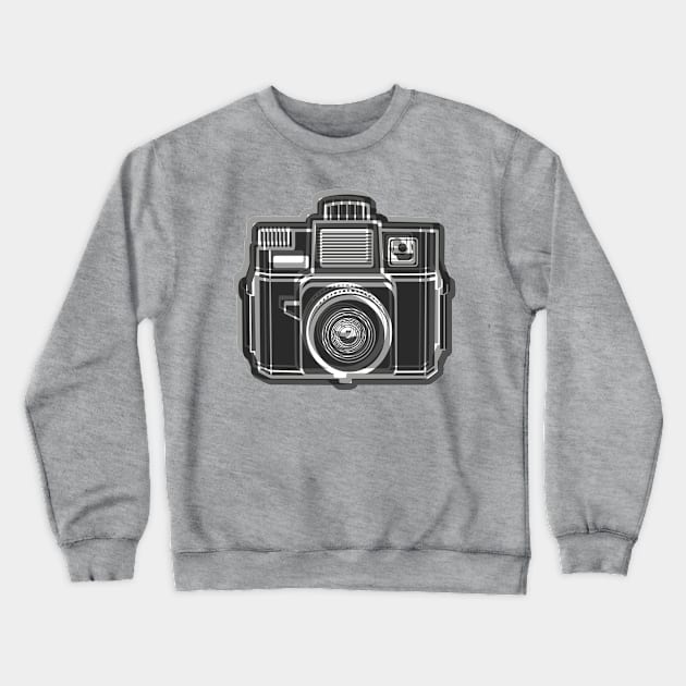 ISSF Society6 logo B&W Crewneck Sweatshirt by istillshootfilm